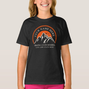 Firmenmitarbeiter für das Hiking Club Logo T-Shirt