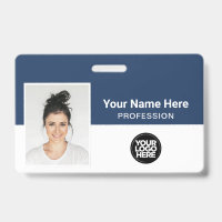 Firmenmitarbeiter, Name, Logo, Foto-ID