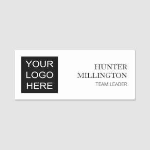 Firmenmitarbeiter Name Titel Logo  Namensschild