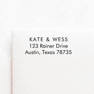 Firmenname-Adresse selbstfarbige Briefmarke Permastempel