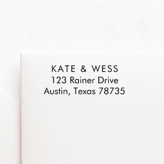 Firmenname-Adresse selbstfarbige Briefmarke Permastempel