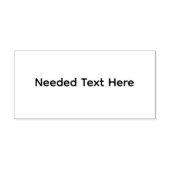 Firmenname Benötigte Informationen Post Liefermate Gummistempel (Prägung)