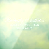 Firmenname Benutzerdefiniertes Branding Signage We Fensteraufkleber (Blatt 3)