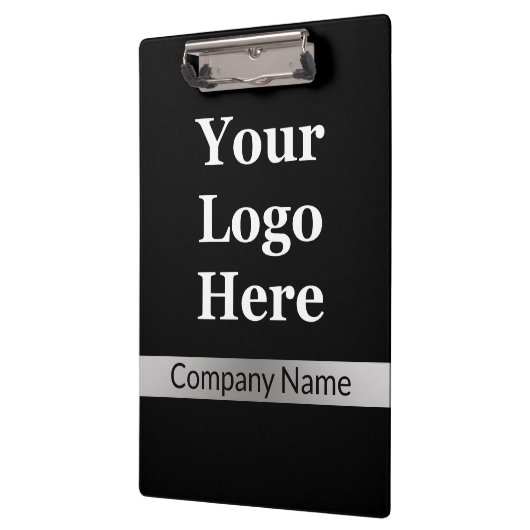 Firmenname: Black and Silver Klemmbrett (Links)