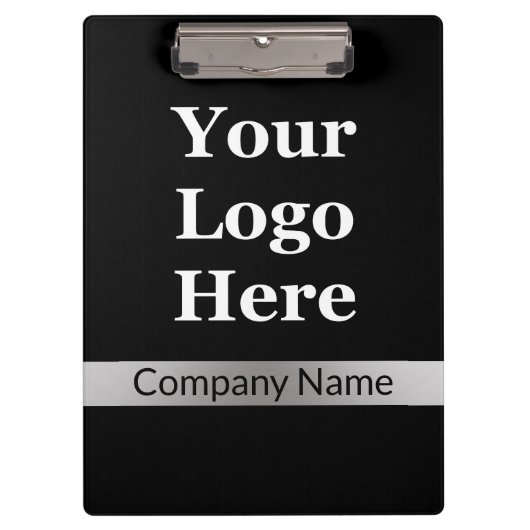Firmenname: Black and Silver Klemmbrett (Vorderseite)