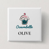 Firmenname: Custom Cupcake Bakeholder-Logo Button (Vorderseite)