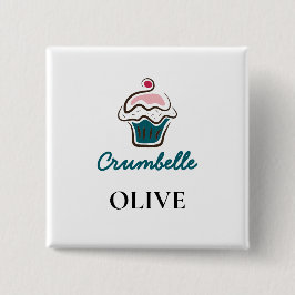 Firmenname: Custom Cupcake Bakeholder-Logo Button