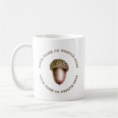 Firmenname des Acorn-Logos Kaffeetasse (Links)