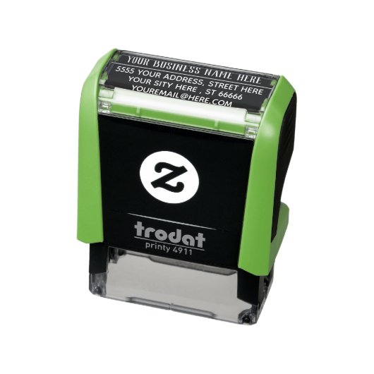 Firmenname E-Mail-Adresse Farbstempel Beispiel Permastempel (Produkt)