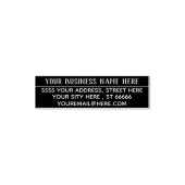 Firmenname E-Mail-Adresse Farbstempel Beispiel Permastempel (Design)