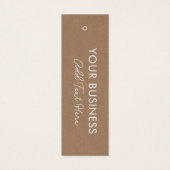 Firmenname Elegant Stilvolle Kleidung Hang Tag (Vorderseite)