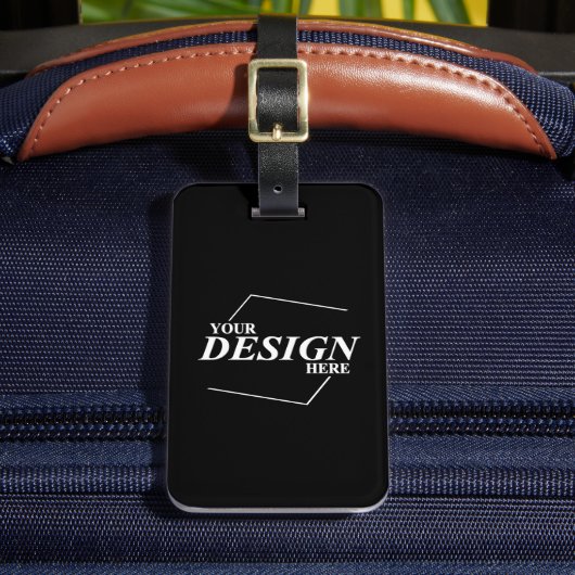 Firmenname Entwurf Ihres eigenen Unternehmens Gepäckanhänger (Vorderseite Insitu 2)