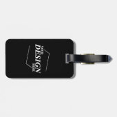 Firmenname Entwurf Ihres eigenen Unternehmens Gepäckanhänger (Rückseite horizontal)