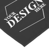 Firmenname Entwurf Ihres eigenen Unternehmens Kurzer Tischläufer (Ecke)