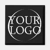 Firmenname Erstellen Sie Ihren Firmentext Magnet (Vorne)