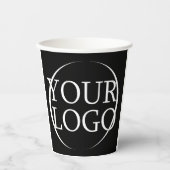 Firmenname Erstellen Sie Ihren Firmentext Pappbecher (Vorderseite)