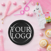 Firmenname Erstellen Sie Ihren Firmentext Pappteller (Party)