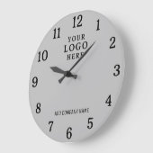 Firmenname Firmenlogo Markenbezeichnung "Promo Gra Große Wanduhr (Winkel)