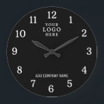 Firmenname Firmenlogo Markenwerbung Große Wanduhr<br><div class="desc">Wall Uhren mit Firmenlogo machen einzigartige Werbegeschenke für Unternehmen. Personalisieren Sie Ihre Bestellung mit Ihrem Firmennamen und Logo. Die Logouhren sind auch ein großes Dankeschön an die Mitarbeiter.</div>