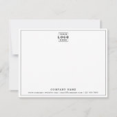 Firmenname Firmenname Kontakt Foto Mitteilungskarte (Vorderseite)