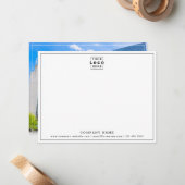 Firmenname Firmenname Kontakt Foto Mitteilungskarte (Vorderseite/Rückseite Beispiel)