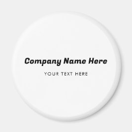 Firmenname Firmenwerbung Magnet