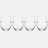 Firmenname Firmenwerbung Weinglas Ohne Stiel (Rechts)