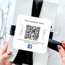 Firmenname für die Markenbezeichnung qr Code Faceb