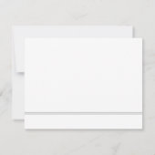 Firmenname für Graue Linie für kundenspezifisches Mitteilungskarte (Rückseite)