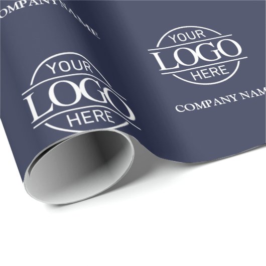 Firmenname für kundenspezifische Firmenlogos Geschenkpapier (Rolleneckpunkt)