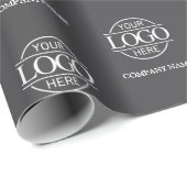 Firmenname für kundenspezifische Firmenlogos Geschenkpapier (Rolleneckpunkt)