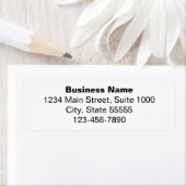 Firmenname in der Rücksendeadresse für die Fett-Te (Insitu)