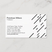 Firmenname individuell anpassbar visitenkarte (Vorderseite)