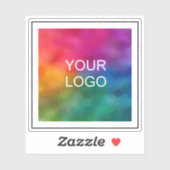 Firmenname-Logo des Kunden hier einfach Aufkleber (Blatt)