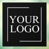 Firmenname Logo hinzufügen Unternehmen Beruflicher Fensteraufkleber (Blatt 3)