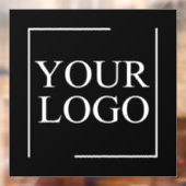 Firmenname Logo hinzufügen Unternehmen Beruflicher Fensteraufkleber (Blatt 2)