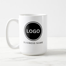 Firmenname Logo Kaffeetasse