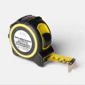 Firmenname LOGO Kundengeschenk Schwarz-weiß Maßband (Winkel)