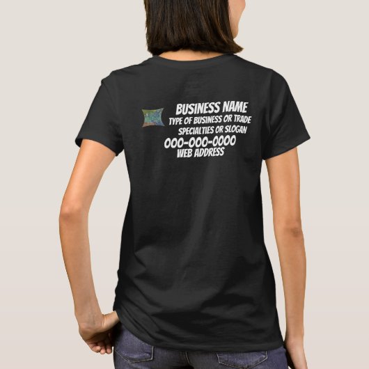 Firmenname Logo-Nummer Uniform Jersey T-Shirt (Rückseite)