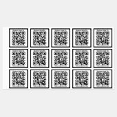 Firmenname oder andere Informationen & individuali Etiketten (Blatt)