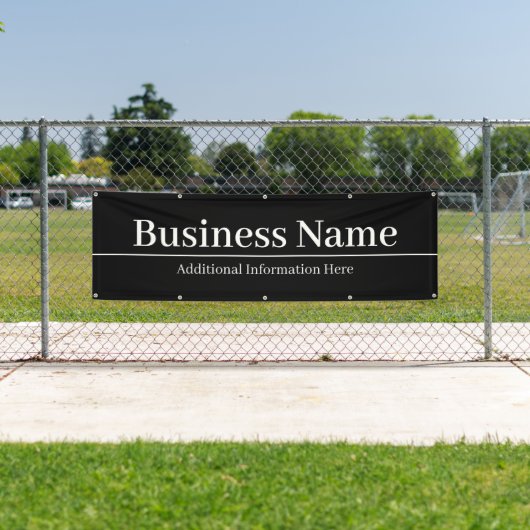 Firmenname oder anderer bearbeiteter Text Banner (Insitu)