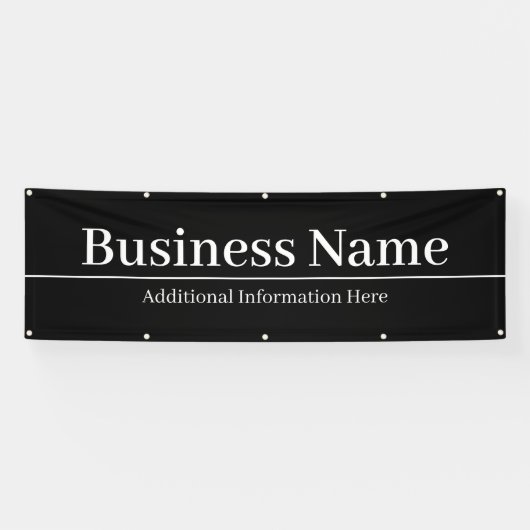Firmenname oder anderer bearbeiteter Text Banner (Horizontal)