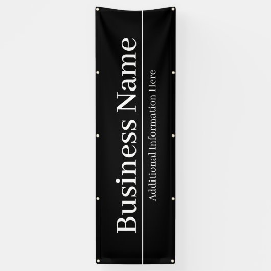 Firmenname oder anderer bearbeiteter Text Banner (Vertikal)