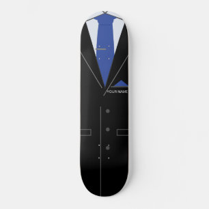 Firmenname Personalisierter Schwarzer Anzug Skateb Skateboard