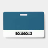 Firmenname Personalisiertes Foto Logo Name des Mit Ausweis (Rückseite)