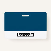 Firmenname Personalisiertes Foto Logo Name des Mit Ausweis (Rückseite)