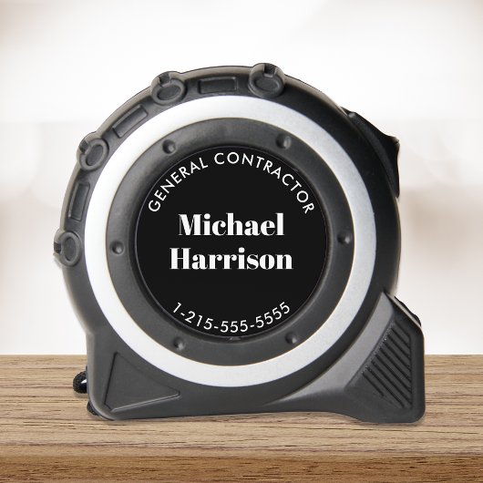 Firmenname Schwarz Maßband