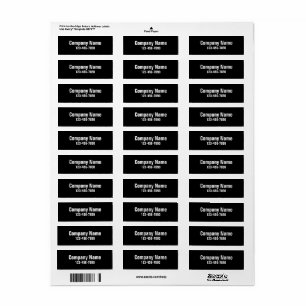 Firmenname Schwarze Telefonnummer Produktkennzeich