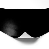 Firmenname & Slogan/anderer Text | Schwarz/Weiß Poster (Ecke)