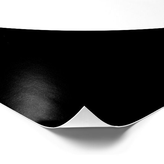 Firmenname & Slogan/anderer Text | Schwarz/Weiß Poster (Ecke)